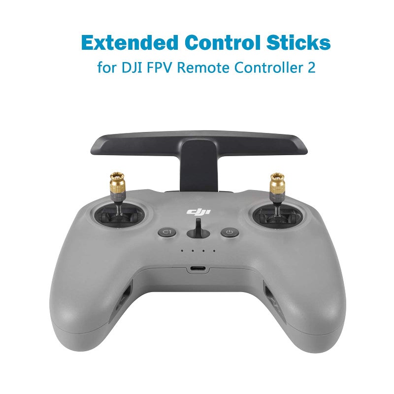 Hanatora Extension Joystick Stick for DJI RC Pro Avata 2 FPV Remote Controller 3/2 Aluminum Metal Control Extender Joysticks Thumb Replacement Accessories - Image 4